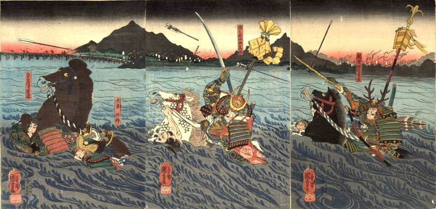 武士の戦い 版画 Kuniyoshi Project